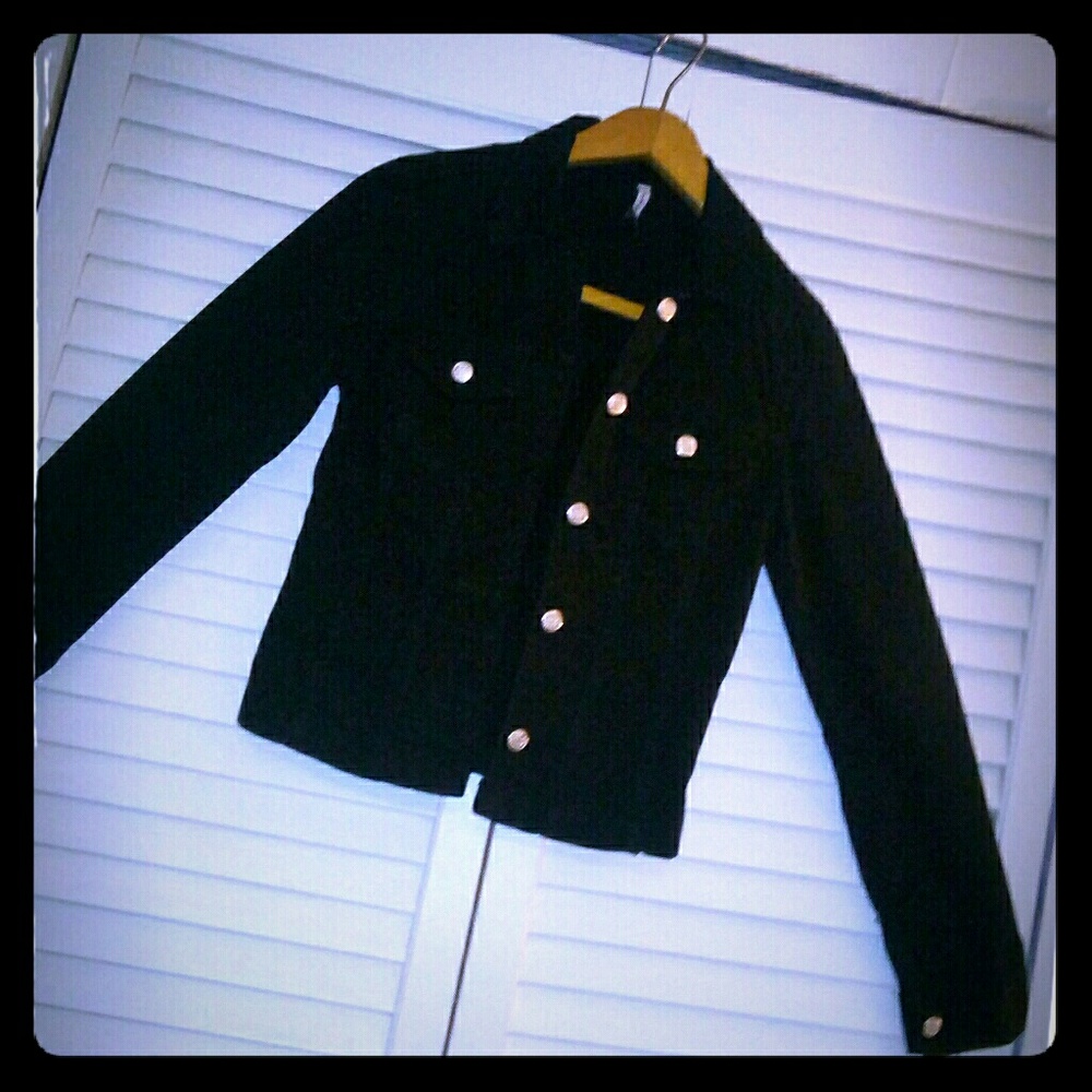 Cute , Black Jean Jacket